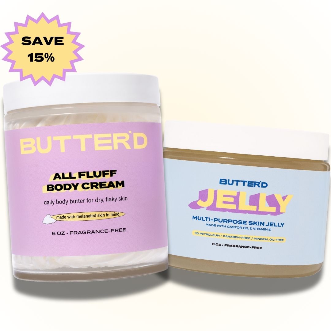 "Hold the Fragrance" Bundle: 1 (6 oz) Helly Jelly, 1 (6oz) All Fluff Body Cream