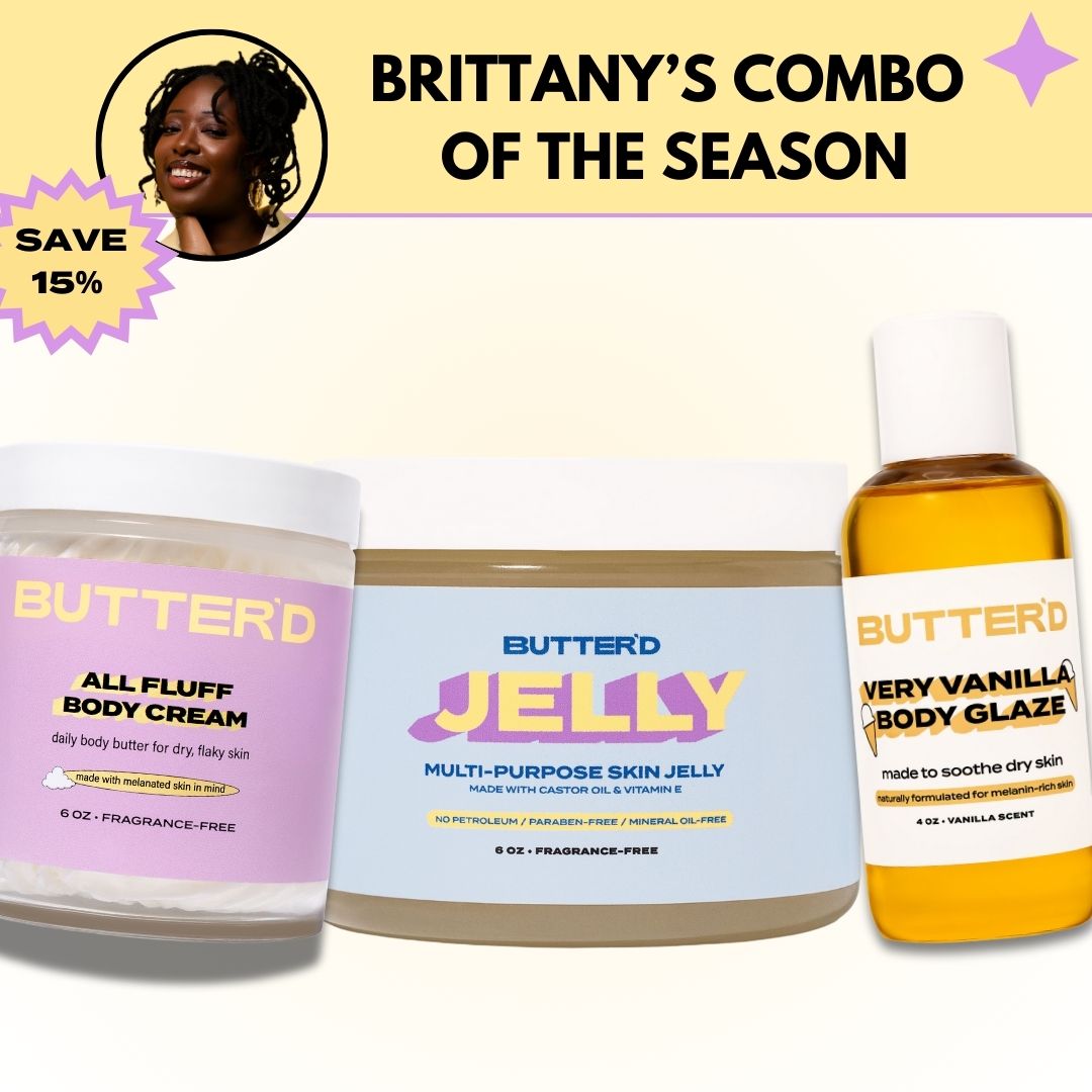 Brittany's Favorites Trio: 1 Helly Jelly (6 oz), 1 All Fluff Body Cream (6 oz.), 1 Very Vanilla Body Glaze